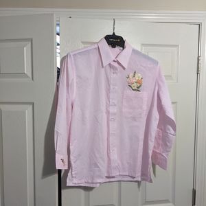 Anvil Pocketful of Posies long sleeve button down shirt